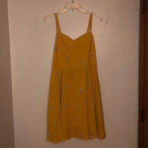 Old Navy Yellow Flower Dress